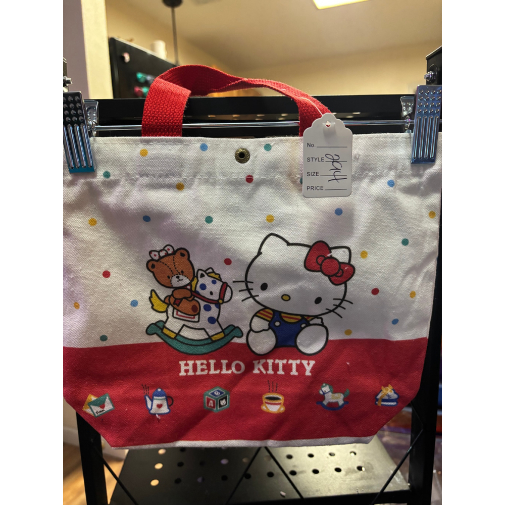 #294 Small Canvas Hello Kitty Tote